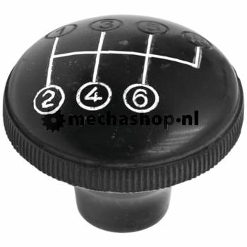 Knop schakelhendel 6-versnellingsbak <br> draad M10 - 15402621